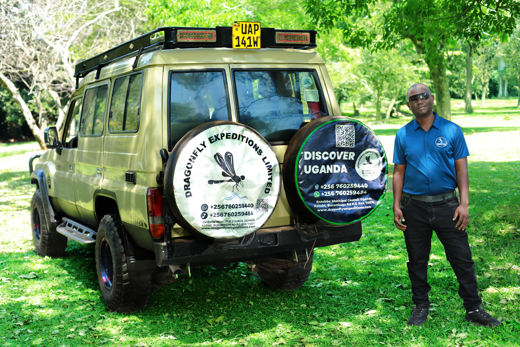 Head guide Daniel Baguma